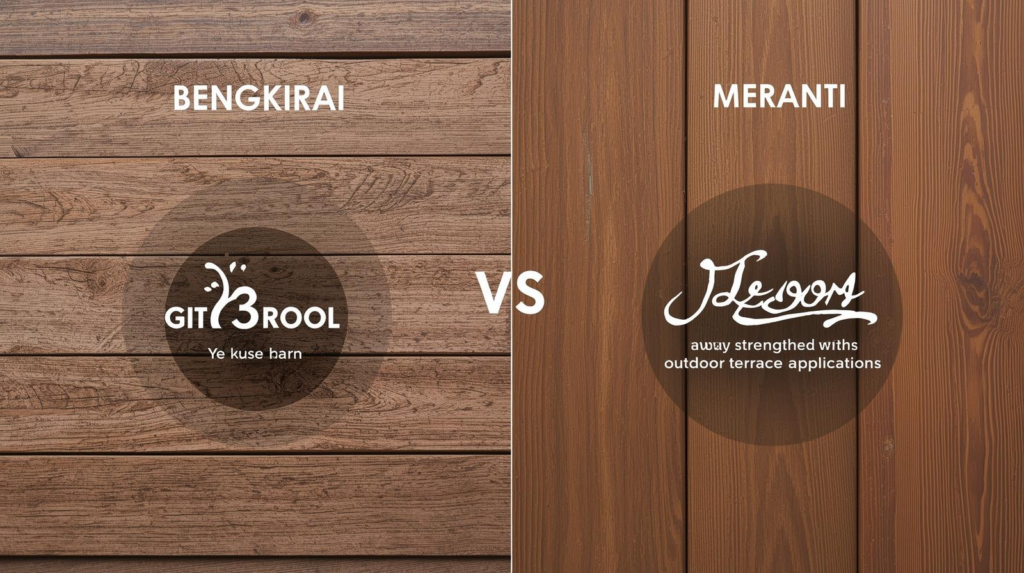 Kayu Bengkirai atau Meranti? Simak 8 Faktor Penentu Sebelum Renovasi Teras