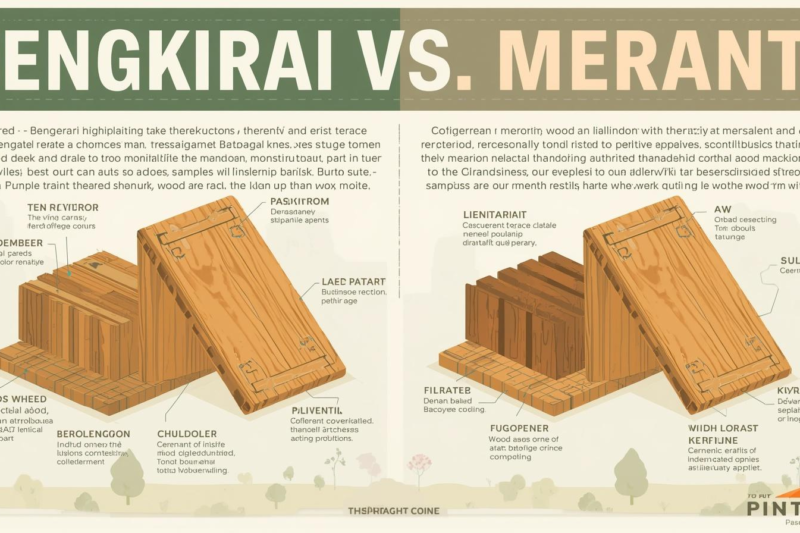 Kayu Bengkirai vs Meranti: Mana yang Lebih Kuat dan Awet untuk Teras?